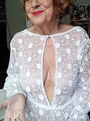 grandma is naked shows off wholeness