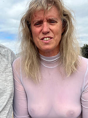 despotic Swedish mature nude shows off everything