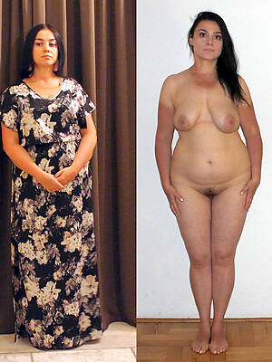 dressed and nude matures